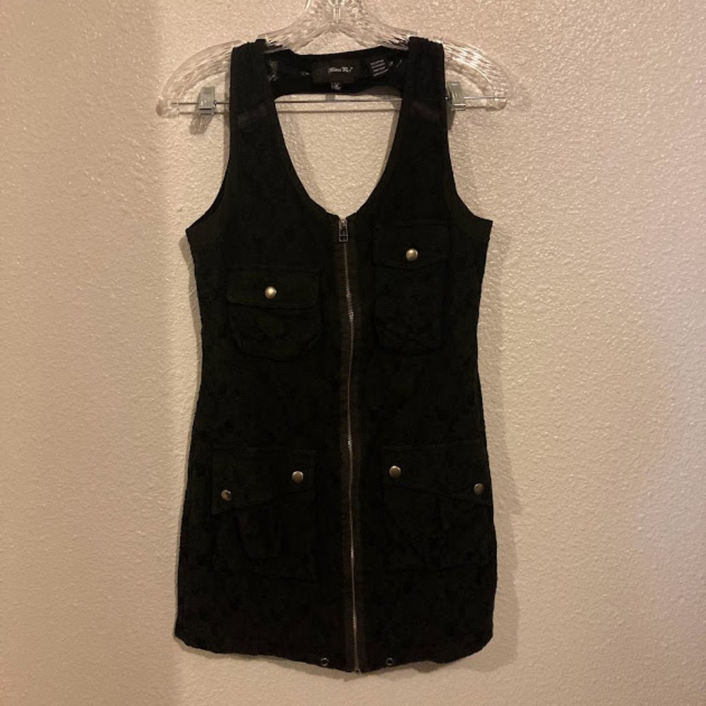 Miss Me women's size M black lace dress